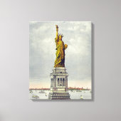 beeld van de reis van Liberty New York Canvas Afdruk (Voorkant)