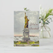 beeld van de reis van Liberty New York Kaart (Staand voorkant)