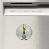  beeld van de reis van Liberty New York Magneet (Insitu (Vaatwasser))