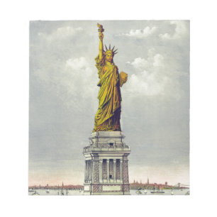 beeld van de reis van Liberty New York Notitieblok