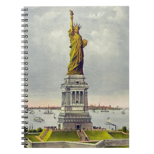 beeld van de reis van Liberty New York Notitieboek (Voorkant)