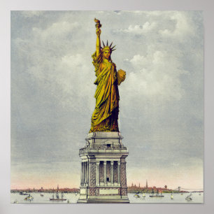 beeld van de reis van Liberty New York Poster