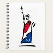 Beeld van de Vrijheid / Dame Vrijheid Strepen Planner (Voorkant)