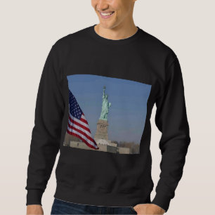 Beeld van de Vrijheid en Amerikaanse Vlag Patriott Trui