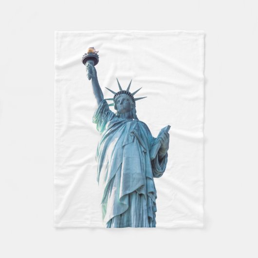 Beeld van de vrijheid fleece deken (Voorkant)