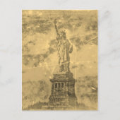  beeld van de vrijheid in New York #2 - Briefkaart (Voorkant)