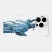 Beeld van de vrijheid iPhone hoesje (Achterkant horizontaal)