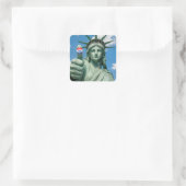 Beeld van de Vrijheid met Sticker voor Verkiezinge (Tas)