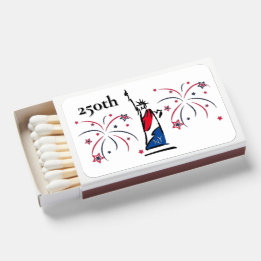 Beeld van de Vrijheid met Vuurwerk 250e Onafhankel