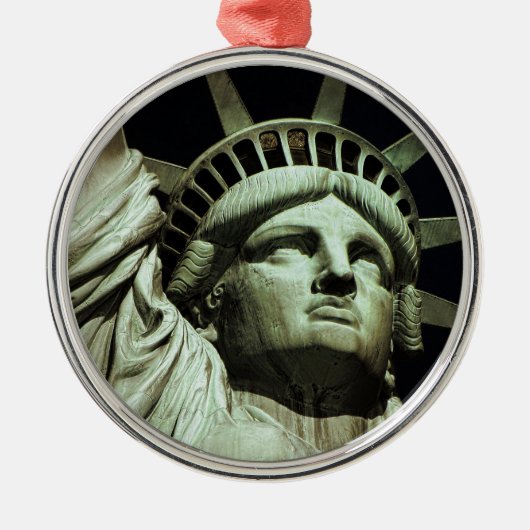 Beeld van de Vrijheid Metalen Ornament (Voorkant)