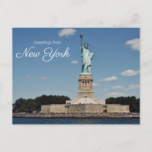 Beeld van de Vrijheid New York Briefkaart