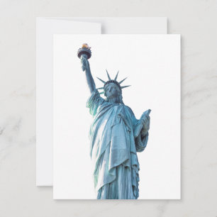 Beeld van de Vrijheid New York City Feestdagenkaart