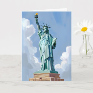 Beeld van de Vrijheid New York City Kaart