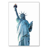 Beeld van de Vrijheid New York City Kaart (Achterkant)