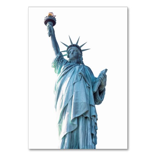 Beeld van de Vrijheid New York City Kaart (Voorkant)