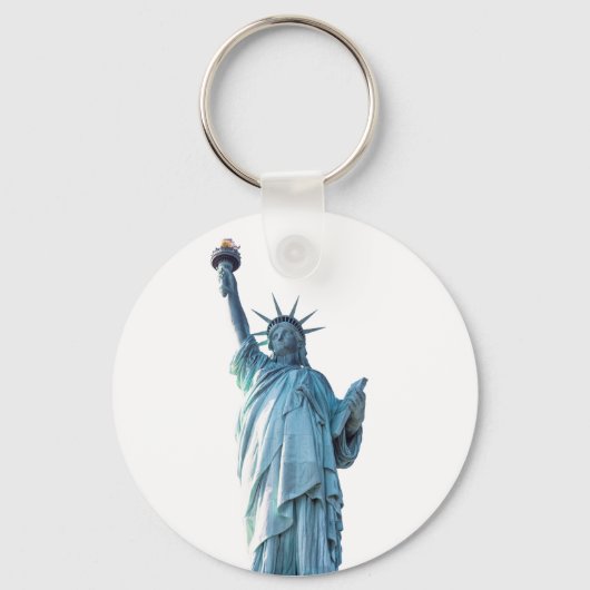 Beeld van de Vrijheid New York City Sleutelhanger (Voorkant)