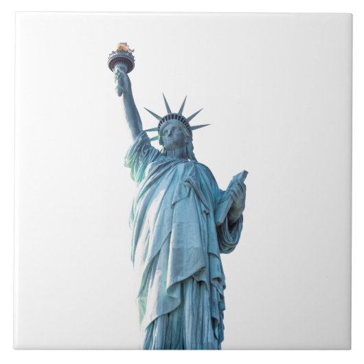 Beeld van de Vrijheid New York City Tegeltje (Voorkant)