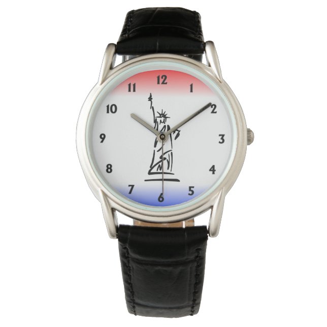 Beeld van de Vrijheid New York Horloge (Voorkant)
