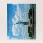 Beeld van de Vrijheid New York. Legpuzzel (Verticaal)