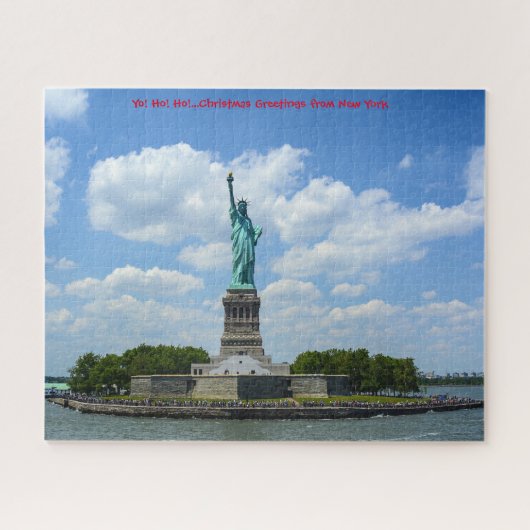 Beeld van de Vrijheid New York. Legpuzzel (Horizontaal)