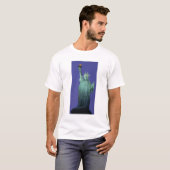 Beeld van de Vrijheid, New York, VS T-shirt (Voorkant volledig)