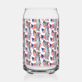 Beeld van de Vrijheid, Patriottisch Amerika Blikvorm Glas (Voorkant)