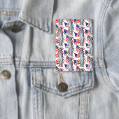 Beeld van de Vrijheid, Patriottisch Amerika Button (Insitu)