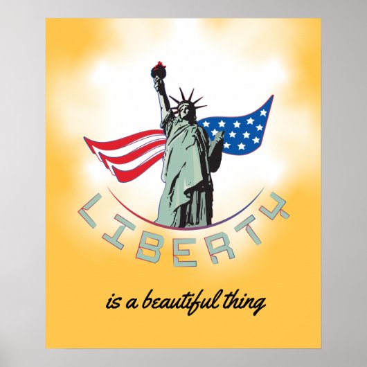 Beeld van de Vrijheid Poster (Voorkant)