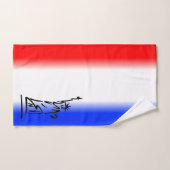 Beeld van de Vrijheid Rood Wit Blauwe Streep Bad Handdoek (Handdoek)