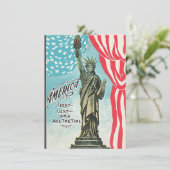  beeld van de vrijheid van Amerika (Staand voorkant)