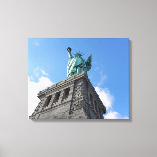 BEELD VAN DE VRIJHEID VAN ONDER OMWIKKELD CANVAS AFDRUK (Voorkant)