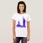 Beeld van de Vrijheid, waarheid vrede & harmonie T-shirt (Voorkant volledig)
