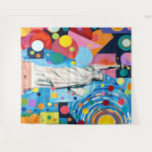 Beeld van de Vrijheid Wandkleed (Voorkant (horizontaal))