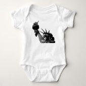 Beeld van de Vrijheid Zwart & Wit Romper (Voorkant)