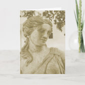 beeld van een dame, Washington, Iowa, Birthday Kaart (Voorkant)