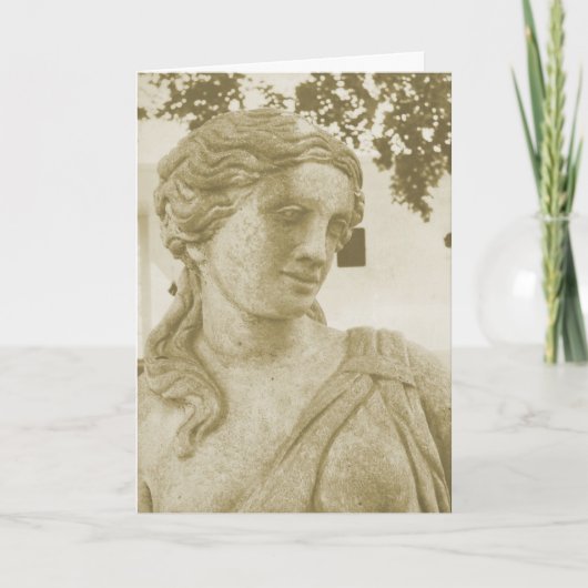 beeld van een dame, Washington, Iowa, Birthday Kaart (Voorkant)