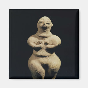 beeld van een godin, 6e millennium BC Magneet
