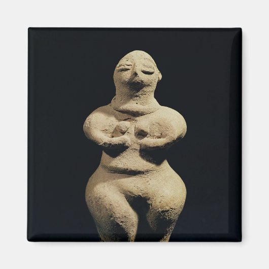 beeld van een godin, 6e millennium BC Magneet (Voorkant)