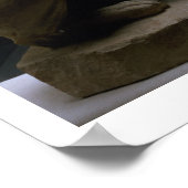 beeld van een hond, mesopotamie, c.5000-1000 BC (l Poster (Hoek)