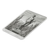 beeld van een satyr met een hoop druiven, Versa Magneet (Linkerzijde)