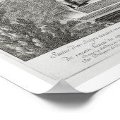 beeld van een satyr met een hoop druiven, Versa Poster (Hoek)