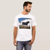beeld van een stier in Ronda, Spanje T-shirt (Voorkant volledig)