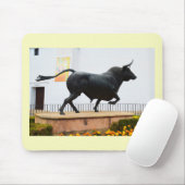 beeld van een stier muismat (Met muis)