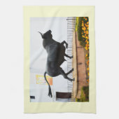 beeld van een stier theedoek (Verticaal)