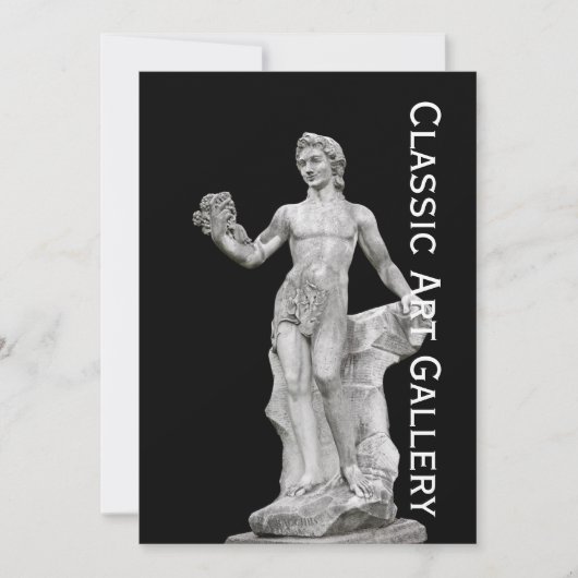 beeld van God Bacchus (Voorkant)