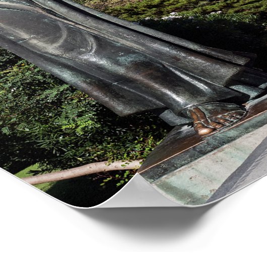 Beeld van Gregorius van Nin in Split - Dalmatië, K Poster (Hoek)