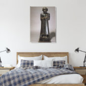 beeld van Gudea, Prins van Lagash, Neo-Sumerian, f Canvas Afdruk (Insitu (Slaapkamer))