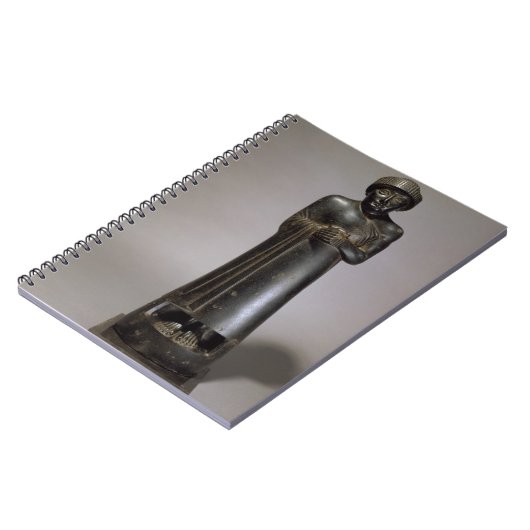 beeld van Gudea, Prins van Lagash, Neo-Sumerian, f Notitieboek (Linkerzijde)