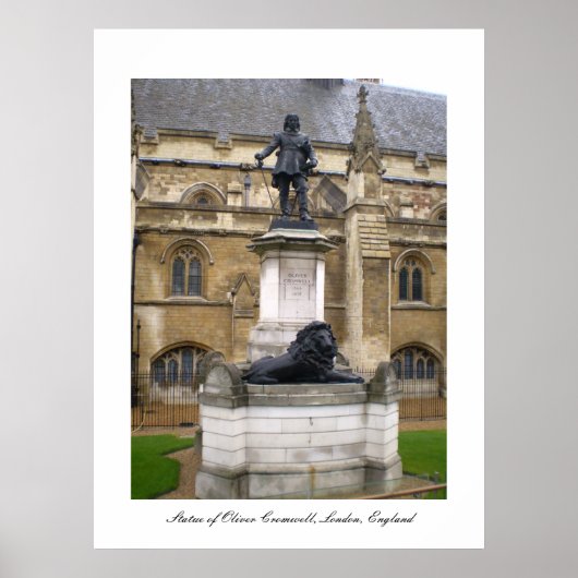 beeld van het poster Oliver Cromwell (Voorkant)
