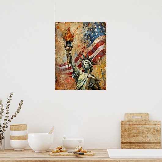 beeld van het Poster van de vrijheid (Keuken)